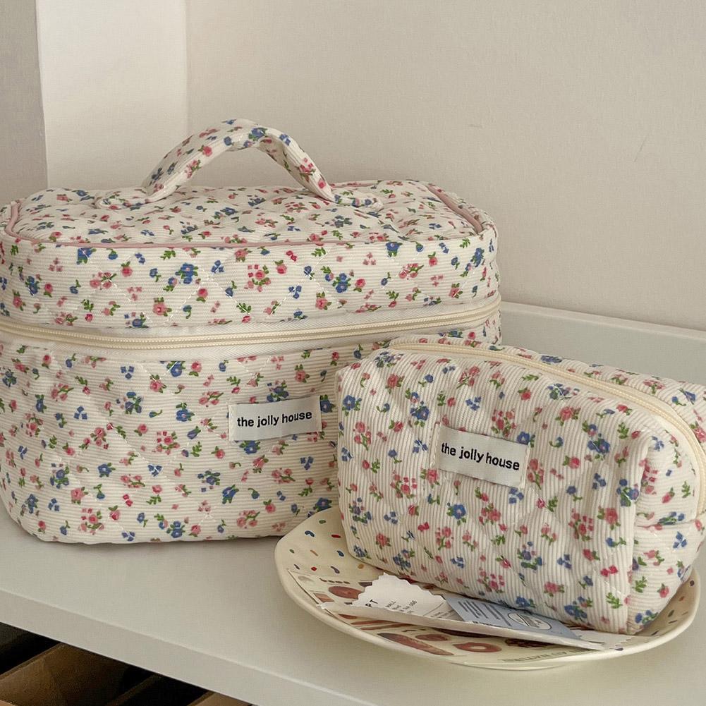 Beauty Preservation Makeup Bag - Borsa per il Trucco Trapuntata Floreale