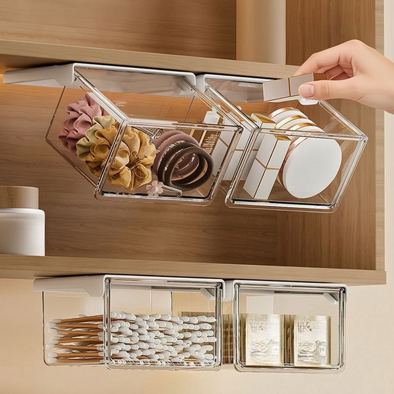 Beauty Kiss Makeup - Cassetto Sottoscrivania per Cosmetici, Contenitore Nascosto