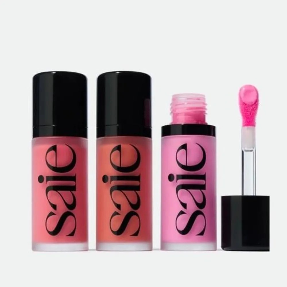 Huda Beauty Makeup Mini Kit - Saie Blush Liquido, Contouring, Polvere Scintillante,