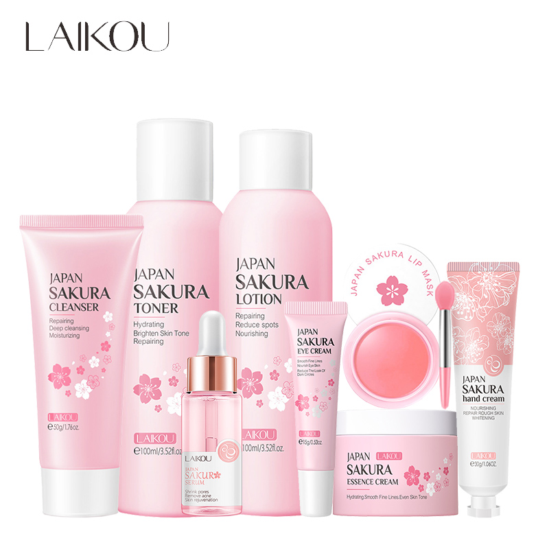 Beauty Makeup Cream - LAIKOU 8Pcs Sakura Set per la