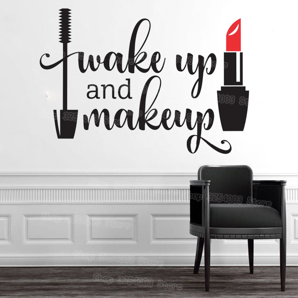 Sveglia e trucco Adesivi mural - Beauty Makeup For Girl recensione e prezzo